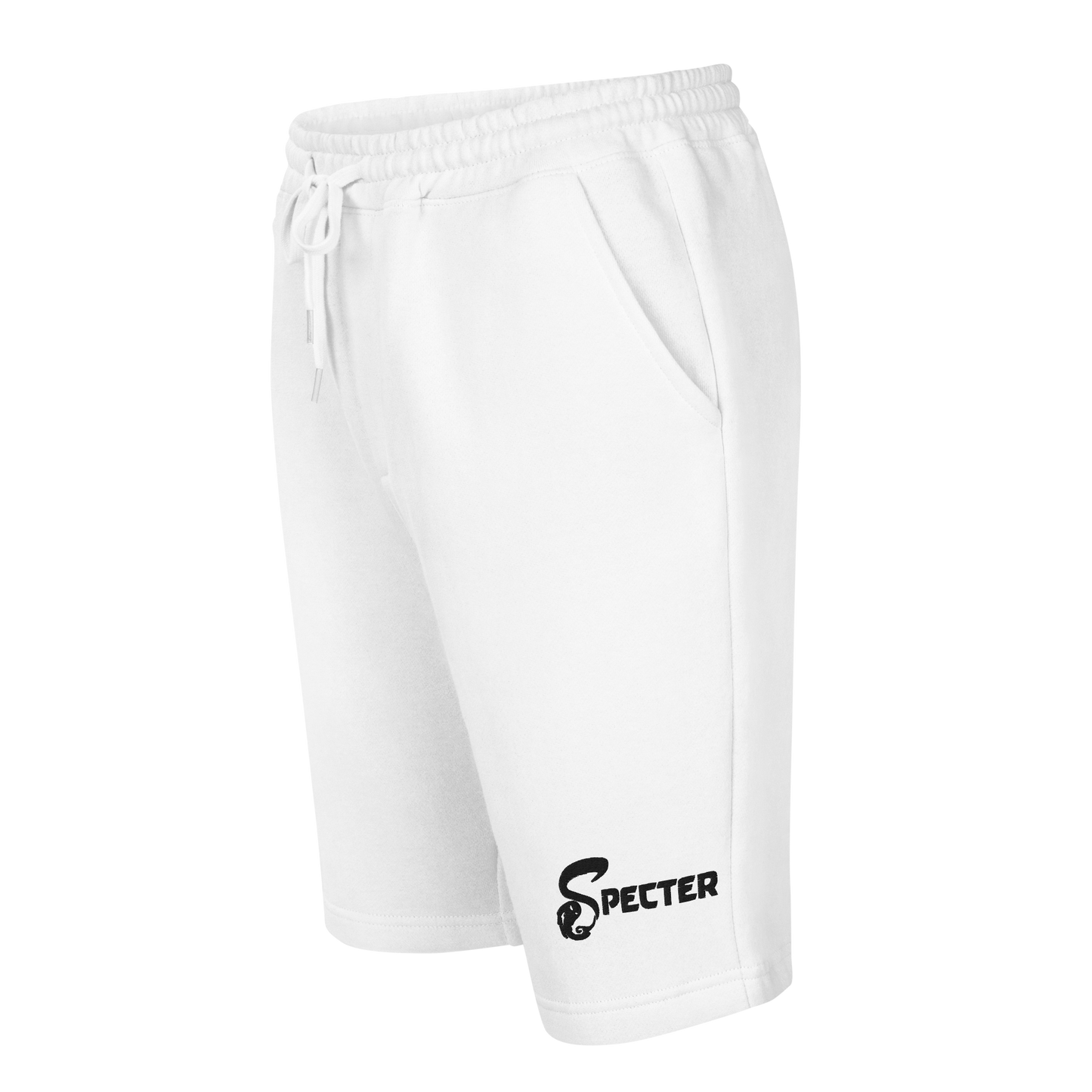 Specter Classic Logo Fleece Shorts Wht